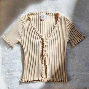 Princess Polly - cream button up